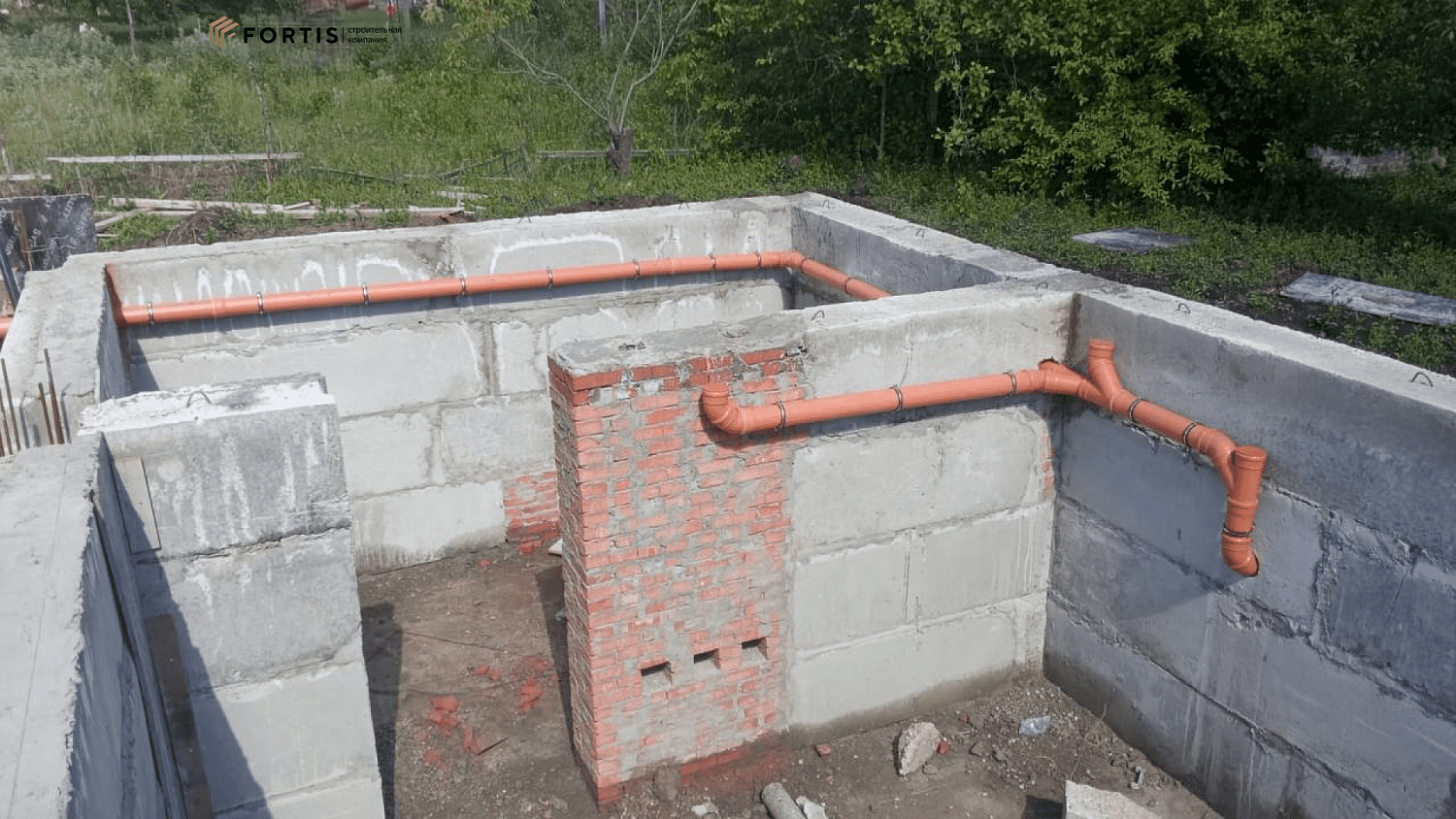 Устройство фундамента 117.7 м² ТК 071