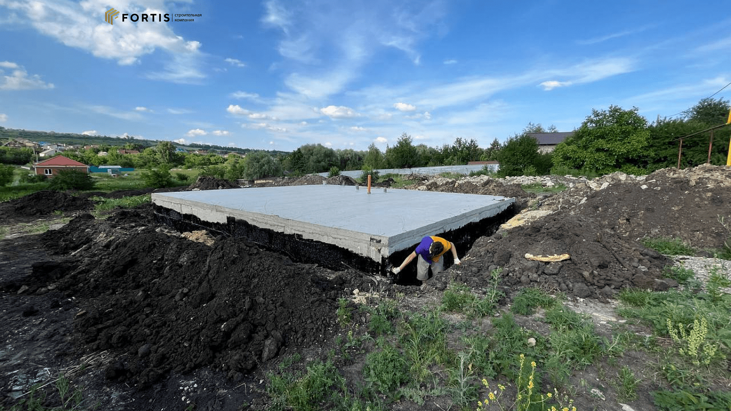 Устройство фундамента  134 м² ТК 078