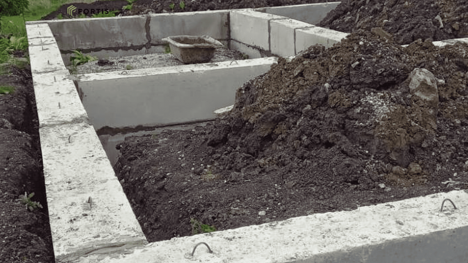 Устройство фундамента  134 м² ТК 078
