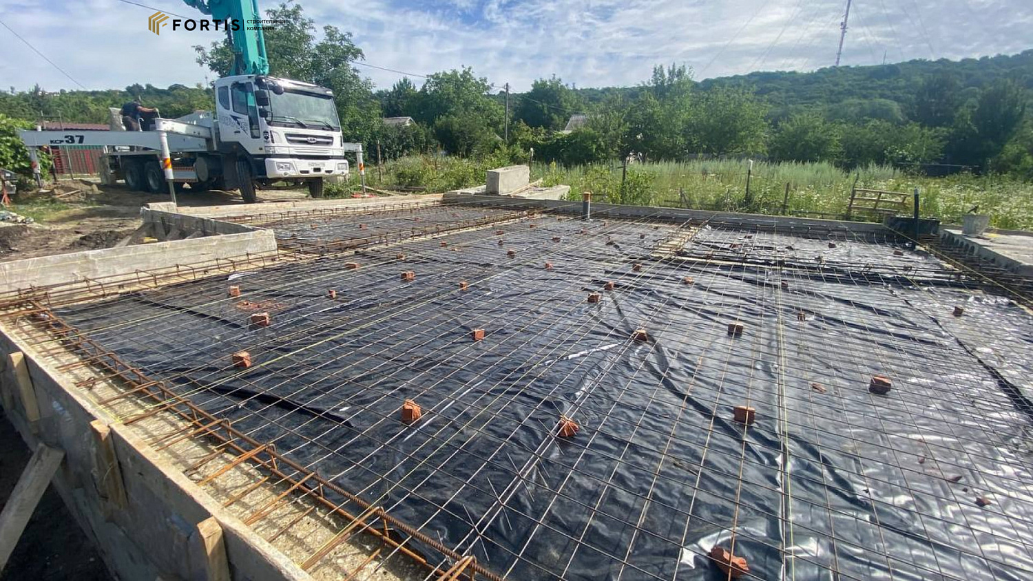Устройство фундамента 117.7 м² ТК 071