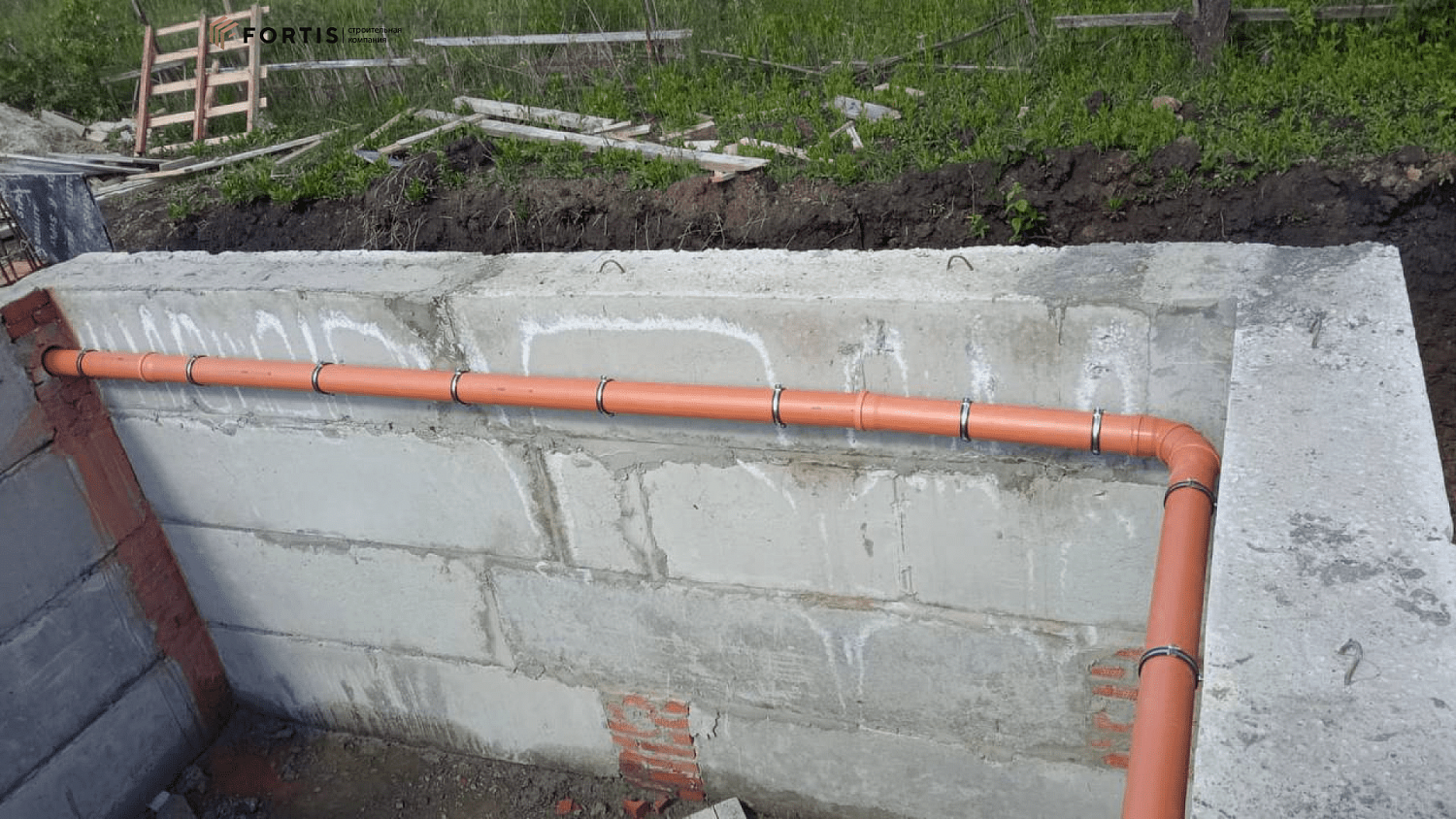 Устройство фундамента 117.7 м² ТК 071