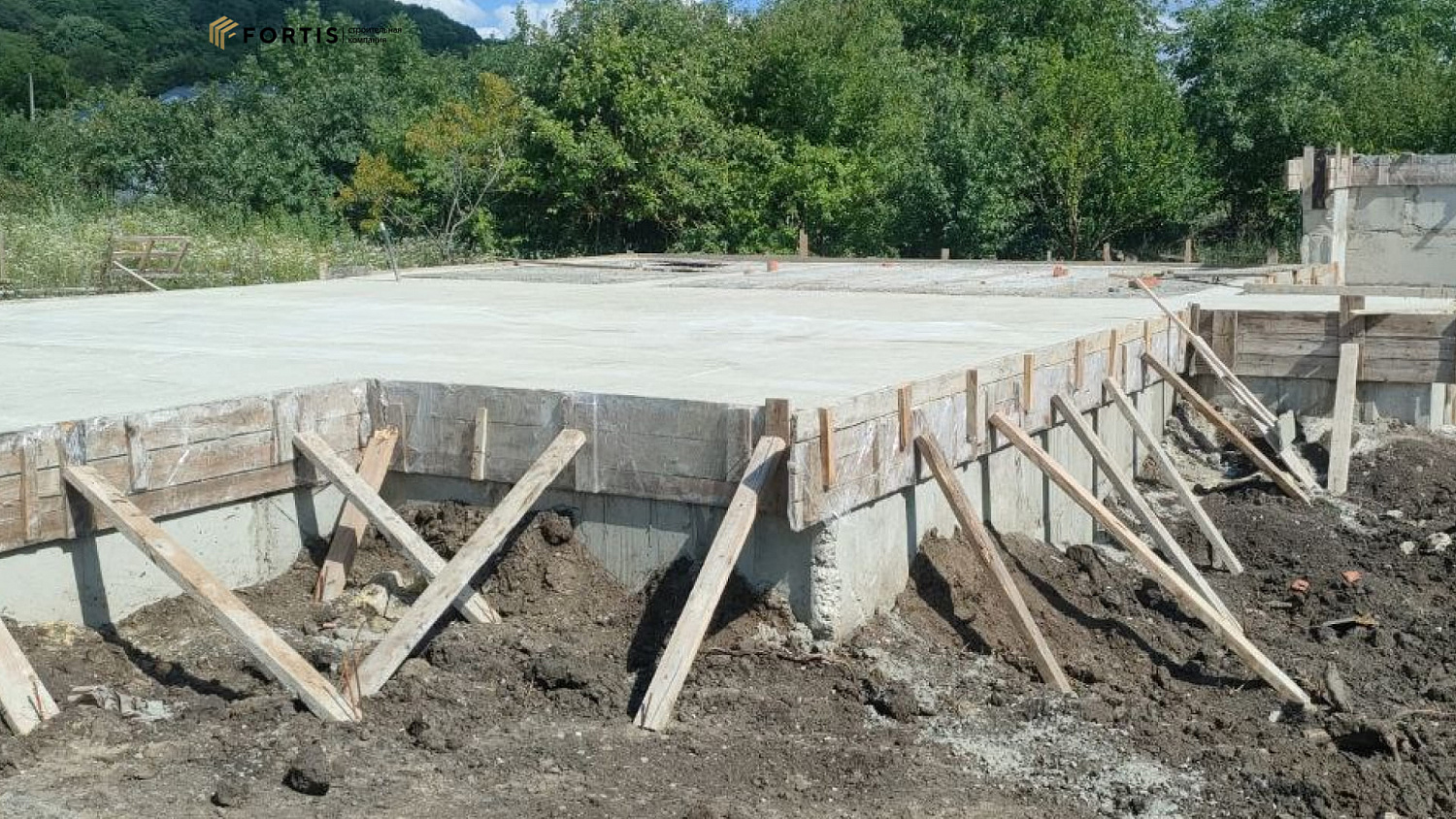 Устройство фундамента 117.7 м² ТК 071