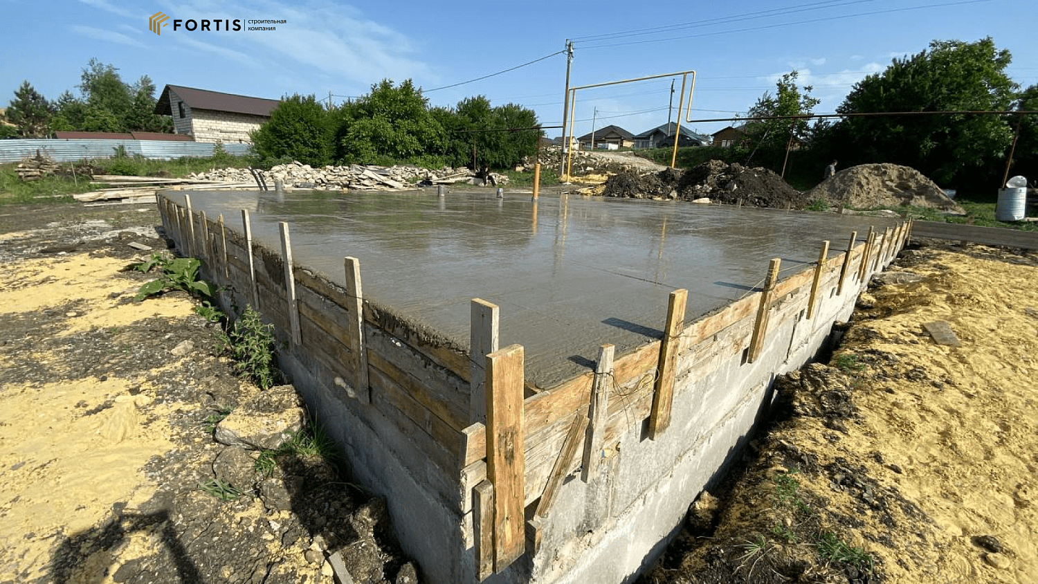 Устройство фундамента  134 м² ТК 078