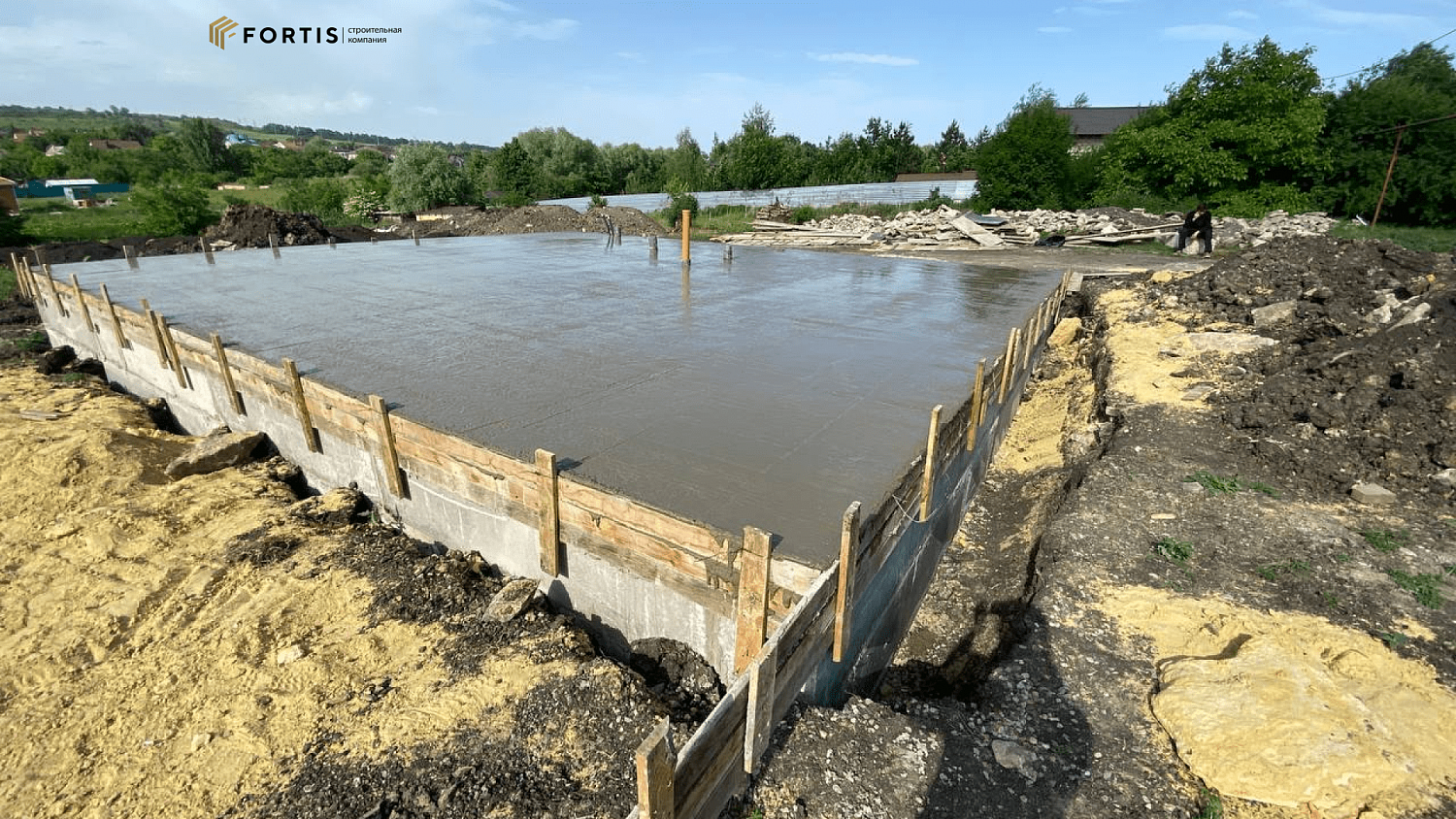 Устройство фундамента  134 м² ТК 078