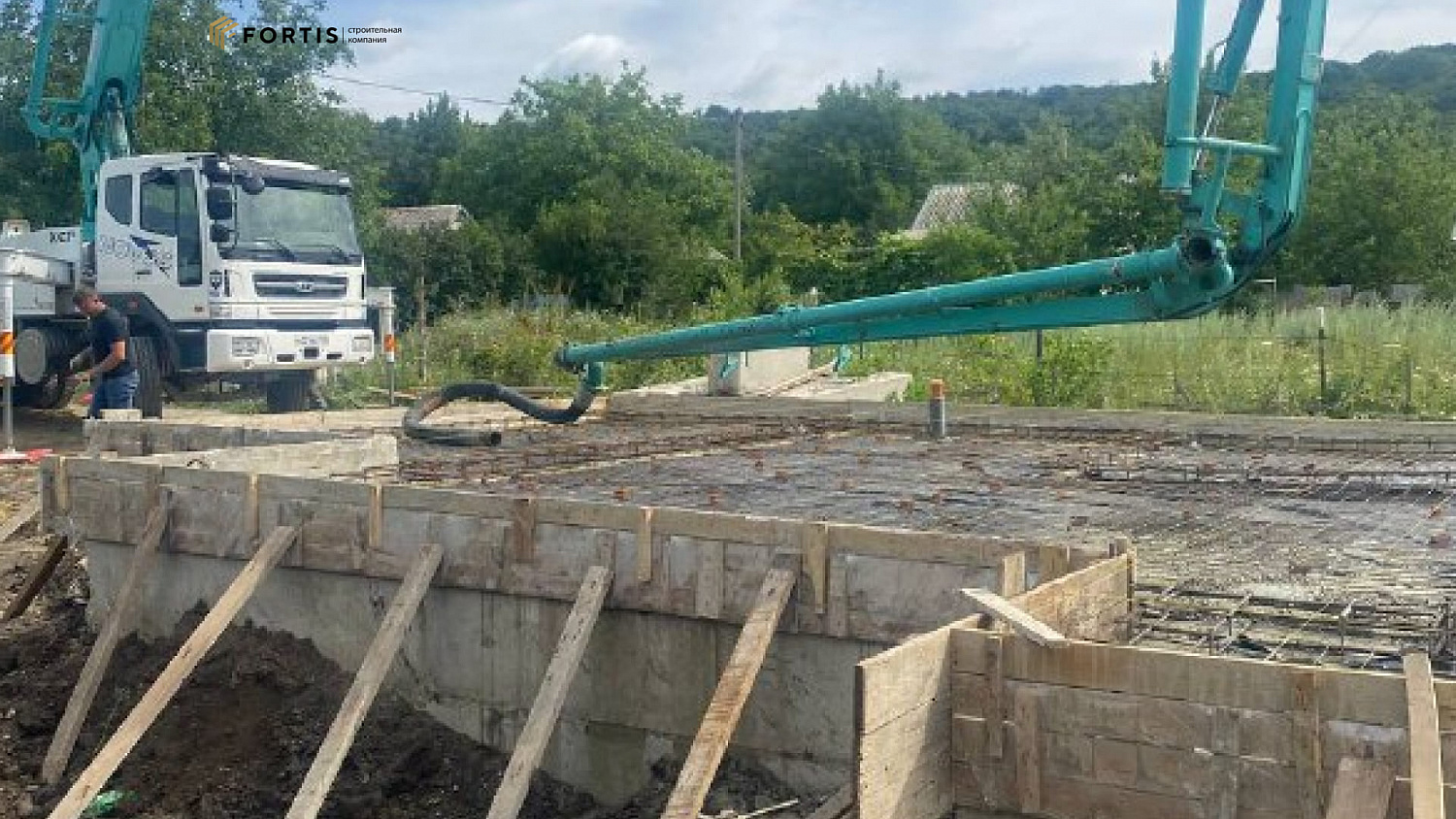 Устройство фундамента 117.7 м² ТК 071