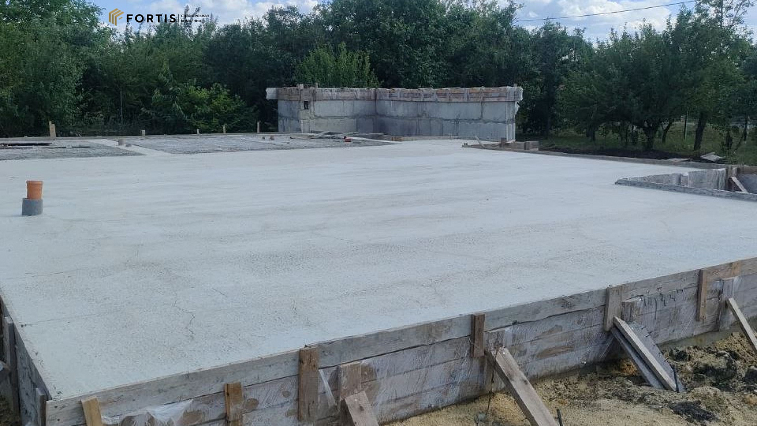 Устройство фундамента 117.7 м² ТК 071
